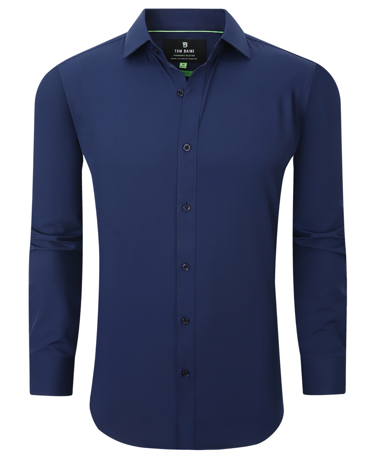 Men Slim Fit Four Way Stretch Solid Dress Shirt - White