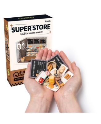 3D Puzzles Plastic House Building Set Toy DIY Miniature Dollhouse Playset Gifts for Teens Adults, Multicolor, 6.40"7.10"6.00