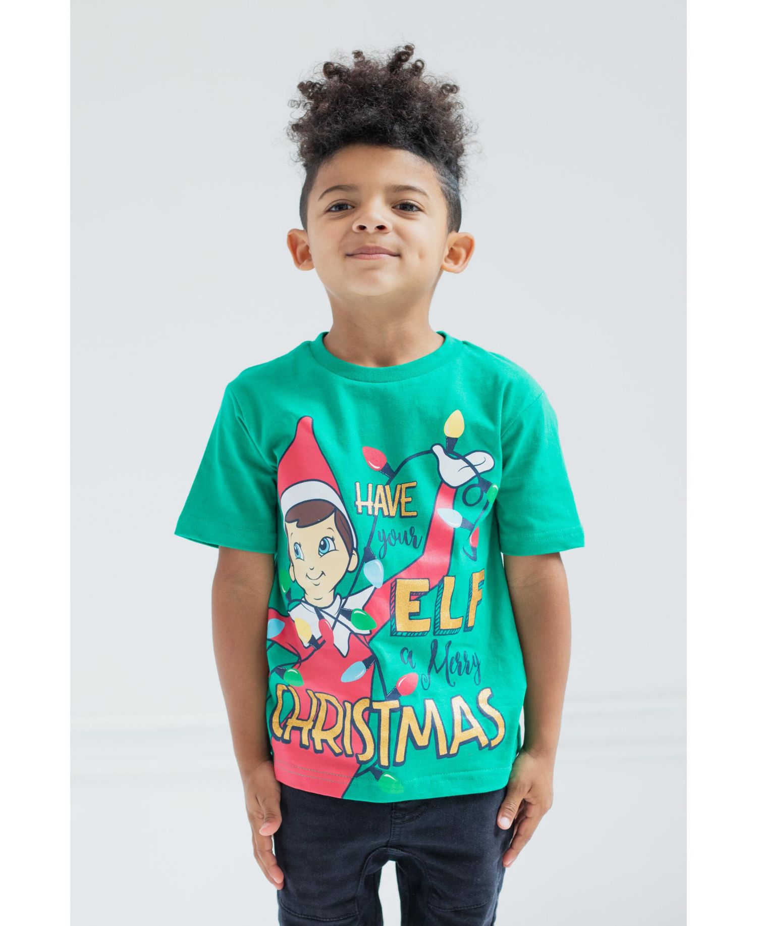 Little Boys The Christmas 2 Pack T-Shirts to