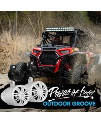 2.25   Waterproof Motorcycle Box Speakers, Compact Off-Road System