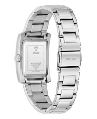 Women's Analog Silver Tone Stainless Steel Watch, 27mm