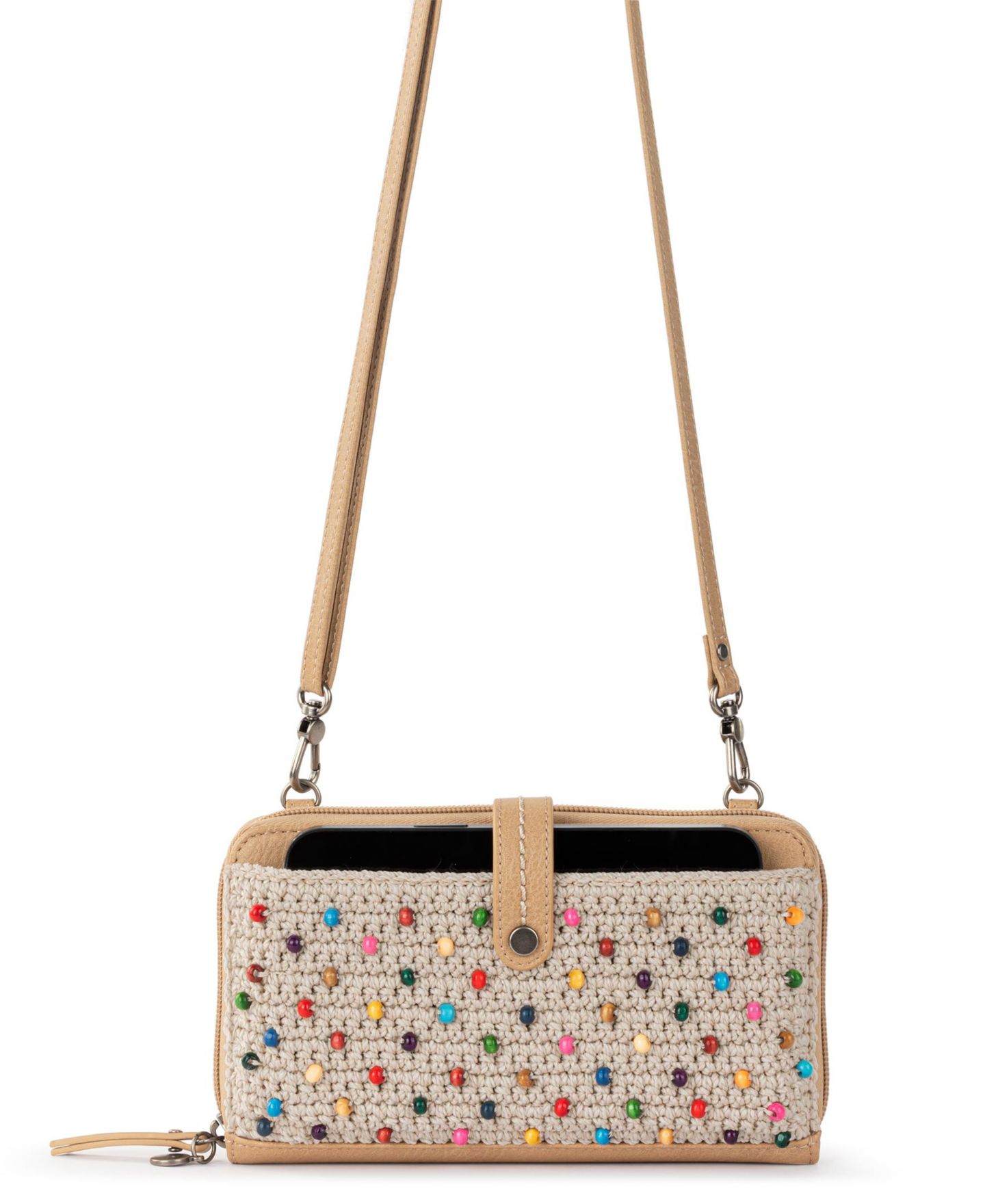 Женская сумка The Sak Iris Crochet Crossbody, цвет: Экрю разноцветный — фото 5