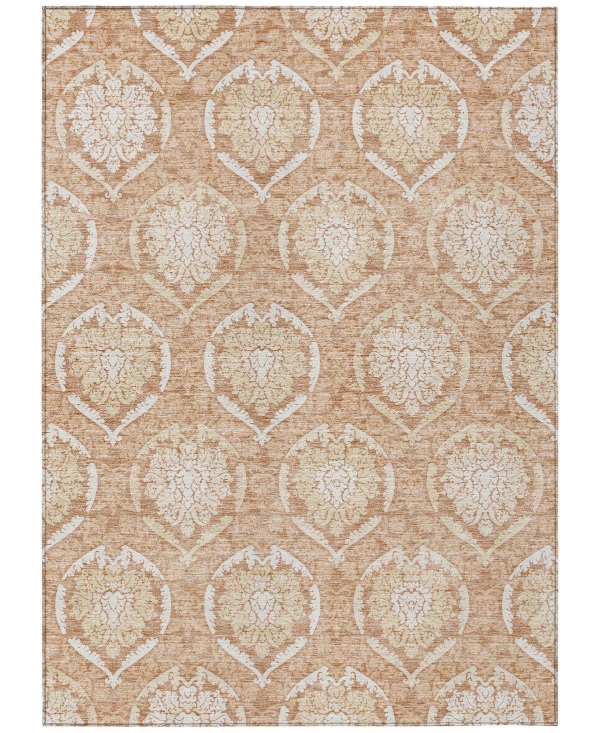 Addison Chantille Acn810 3'x5' Area Rug In Salmon