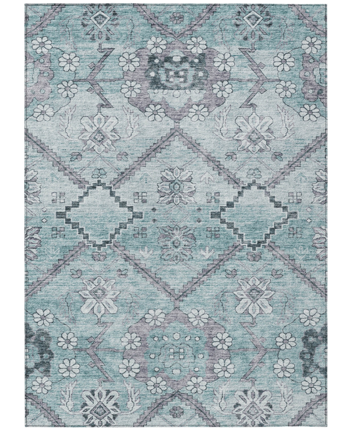 Addison Chantille Acn841 2'6"x3'10" Area Rug In Teal