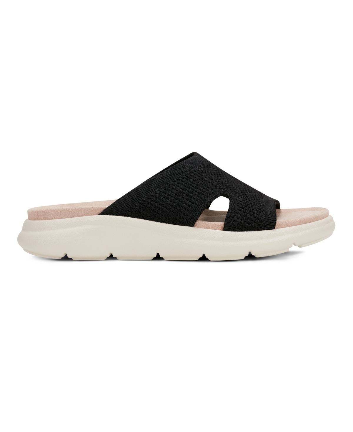 EASY SPIRIT WOMEN'S AMARI SPORTY FLAT SLIDE SANDALS 