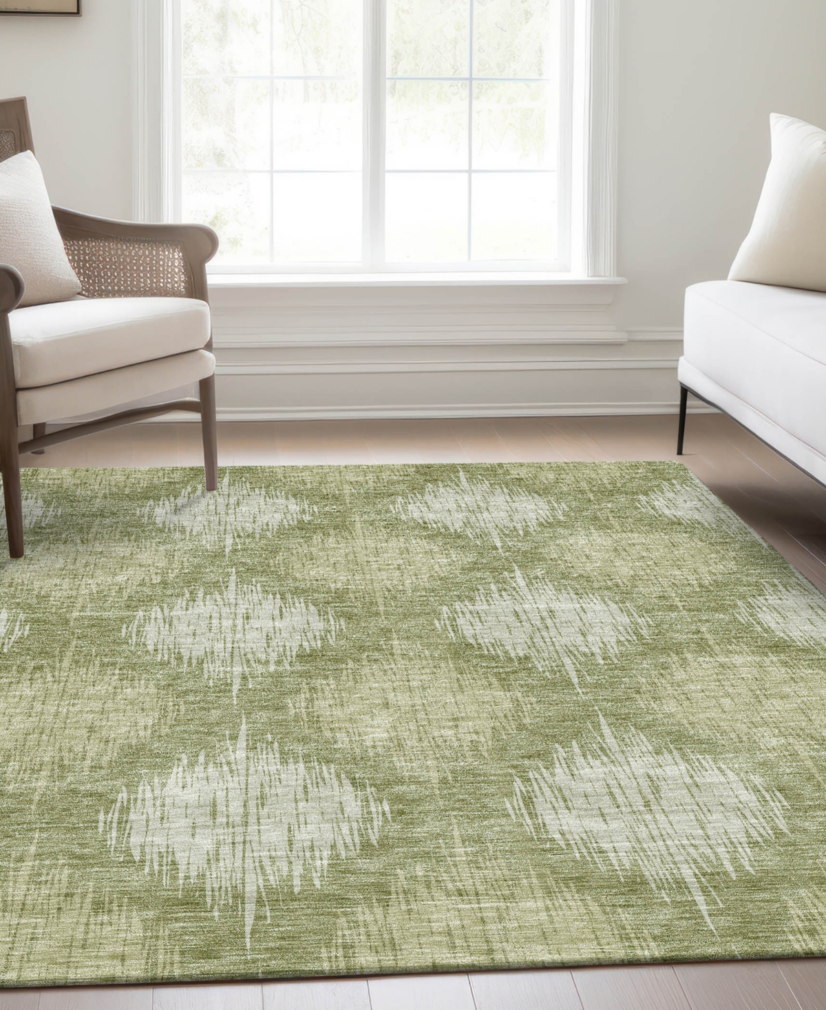Addison Chantille Acn849 2'6"x3'10" Area Rug In Sage