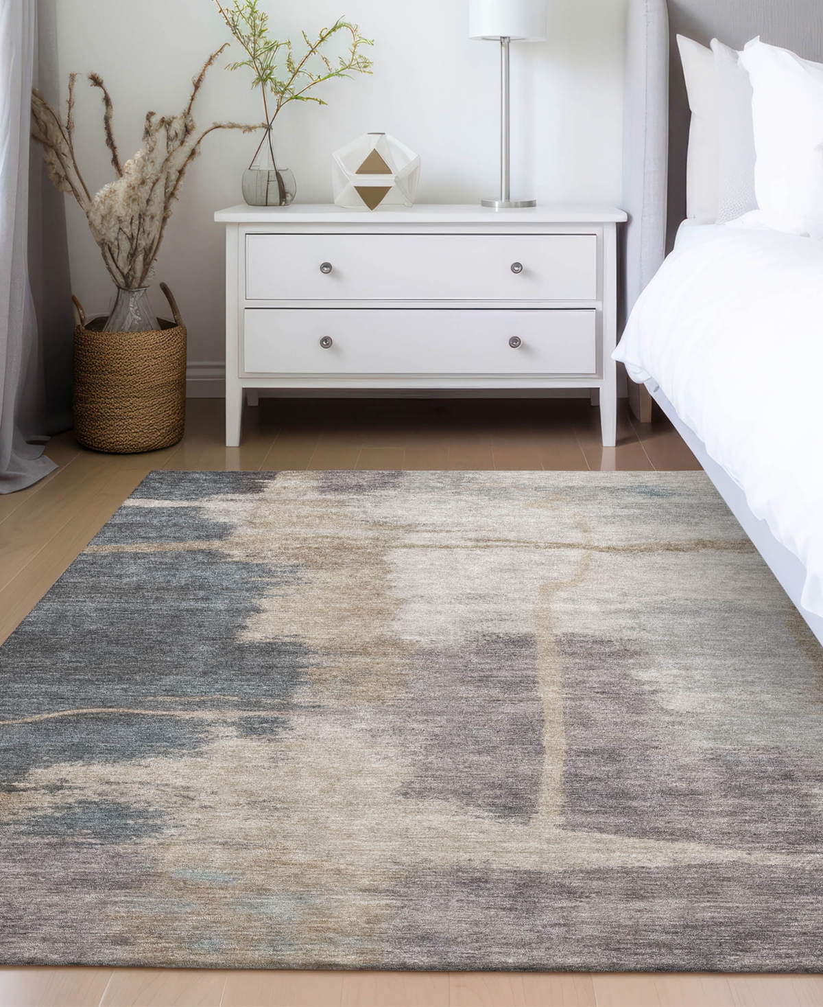 Addison Chantille Acn831 5'x7'6" Area Rug In Gray