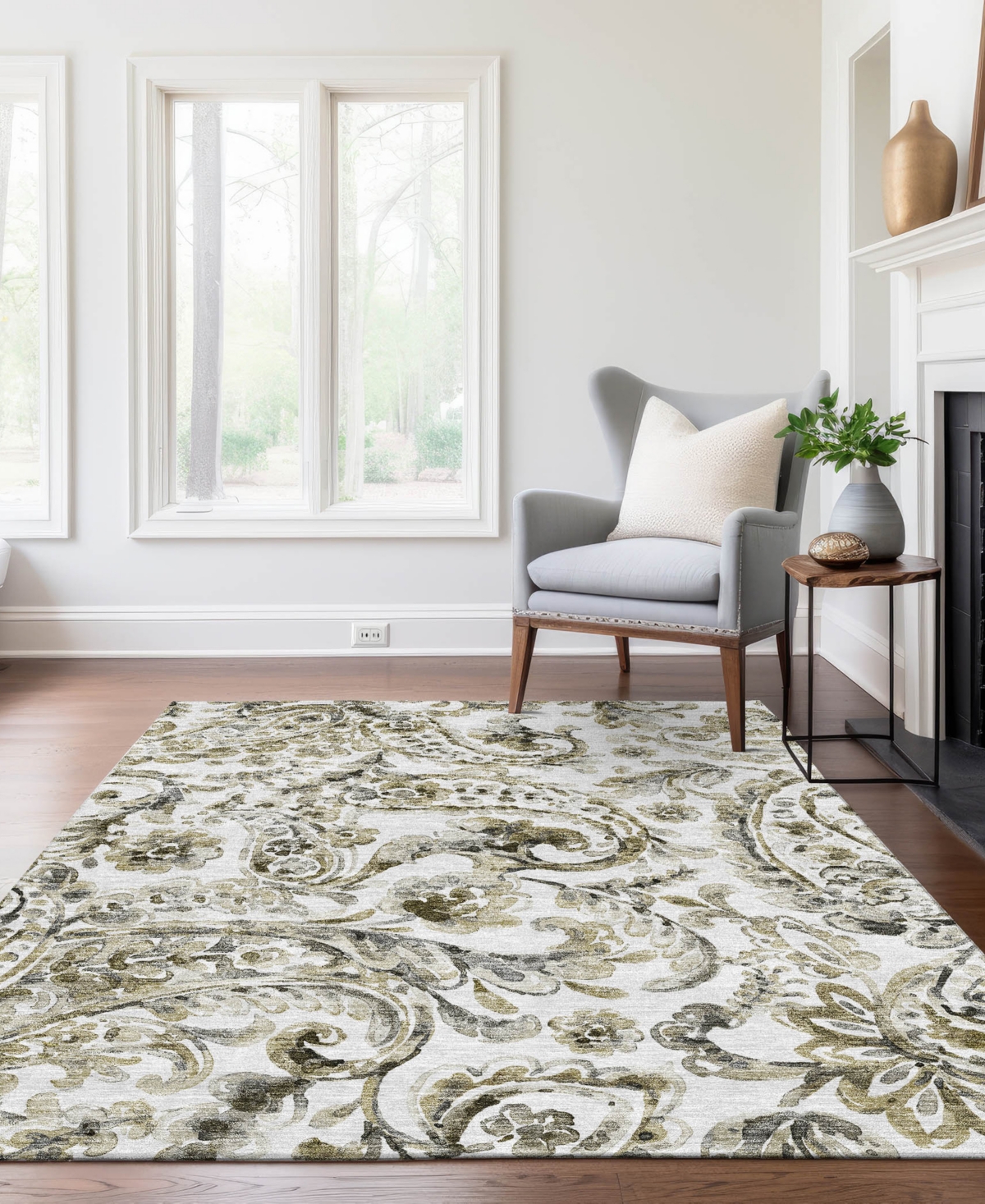 Addison Chantille Acn835 8'x10' Area Rug In Brown