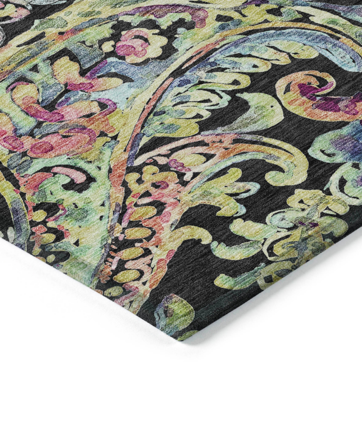 Addison Chantille Machine Washable Acn834 3'x5' Area Rug In Black