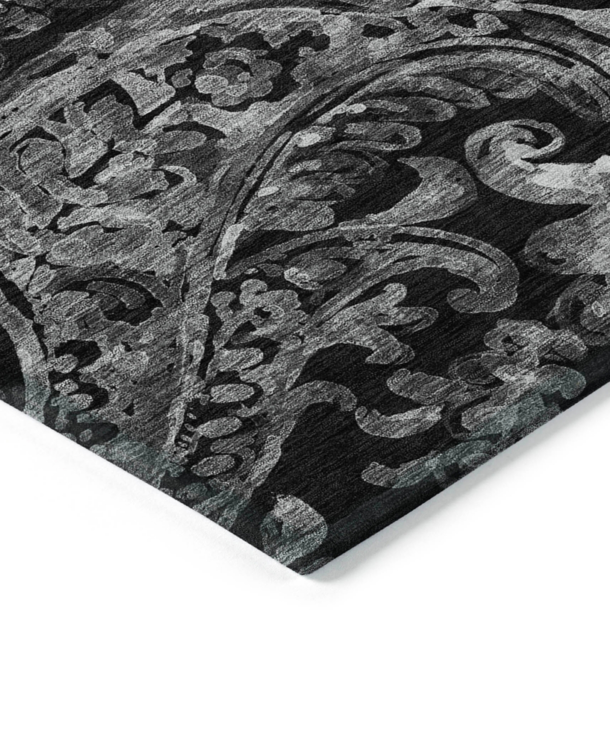 Addison Chantille Machine Washable Acn835 3'x5' Area Rug In Black