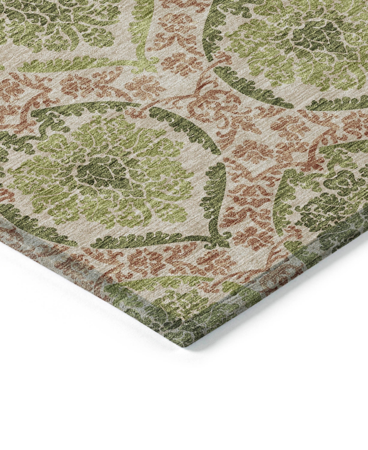 Addison Chantille Acn811 5'x7'6" Area Rug In Olive