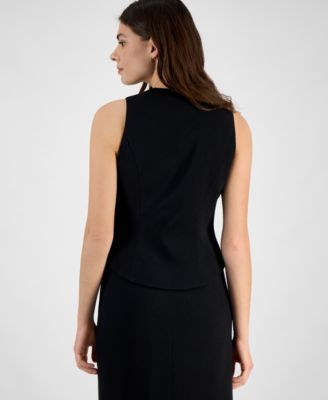Women's Tie-Front Vest, Exclusively at Macy's