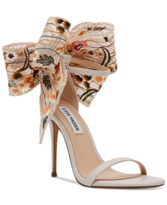 豪華☆シフォン リボン ヒール サンダル【Steve Madden】BENNI Amazon | Steve Madden レディース Benni ヒールサンダル