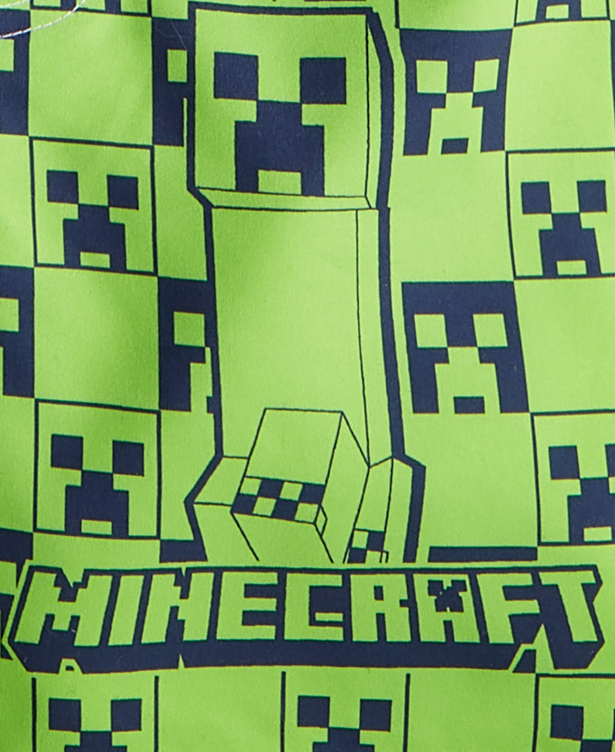 MINECRAFT LITTLE BOYS RASH GUARD & SWIM TRUNKS TWO-PIECE SWIMSUIT 