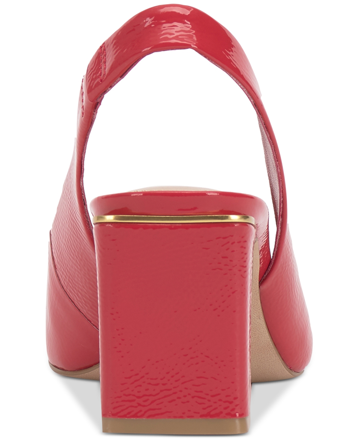 Vince Camuto Hamden Pointed Toe Slingback Pump In Salsa Red Patent