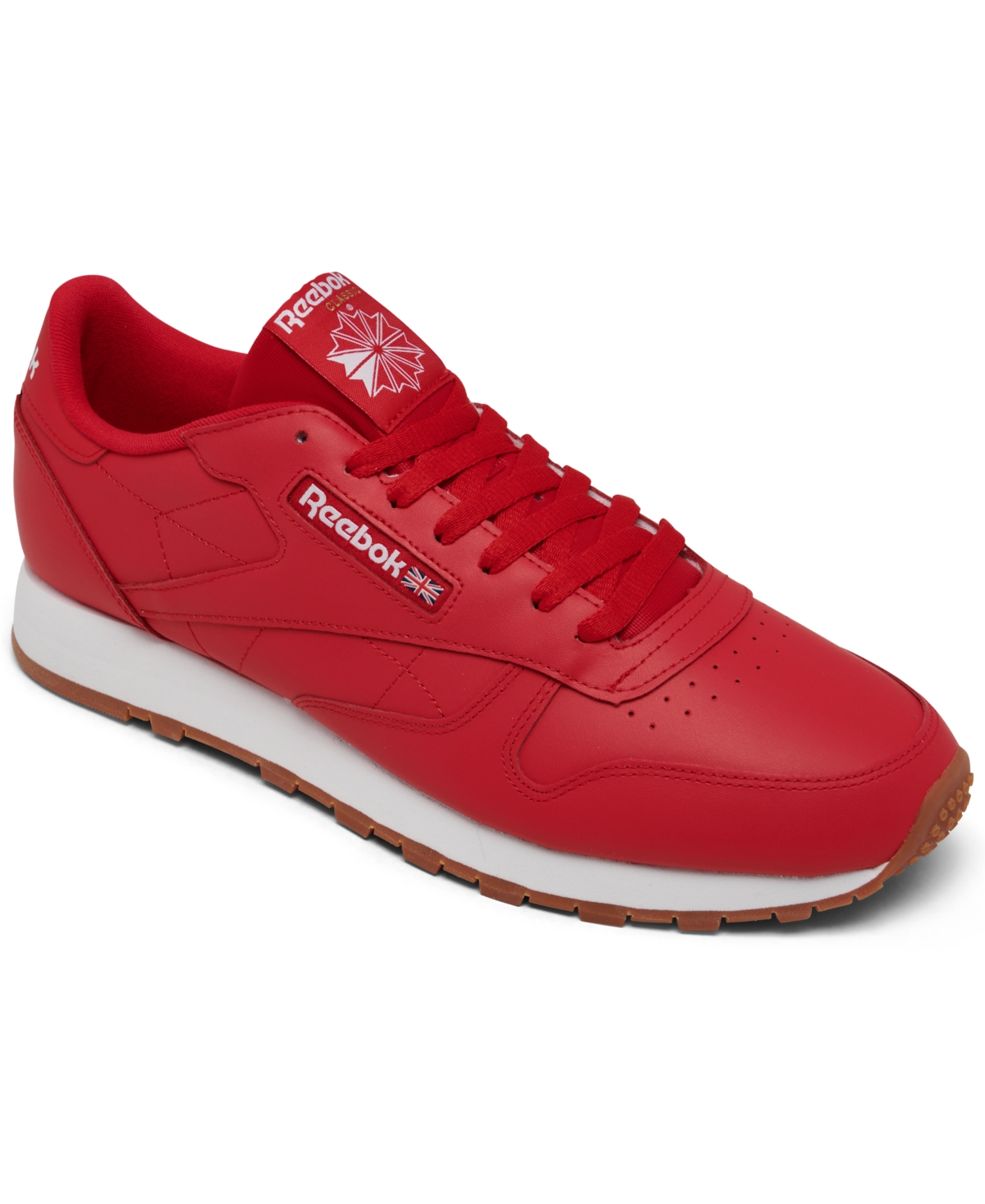 REEBOK MEN'S CLASSIC LEATHER CASUAL SNEAKERS FROM FINISH LINE 