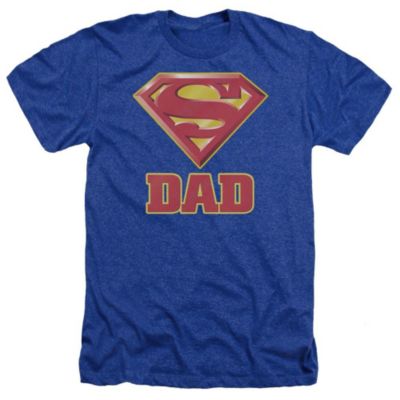 Mens Super Dad Adult Heather Tee / T-Shirt