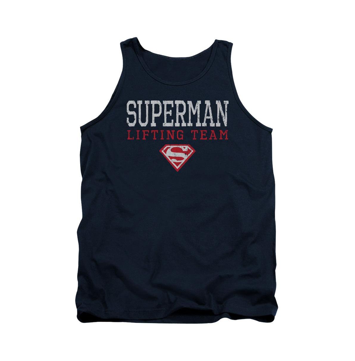 Men's Lifting Team Adult Tank Top - Navy