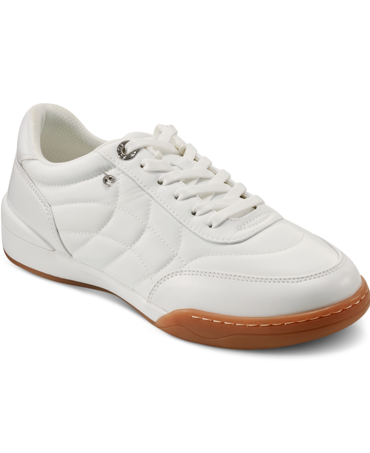 Easy Spirit Haigan Quilted Sneaker In White