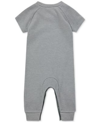 Baby Essentials Short-Sleeve Waffle Coverall  