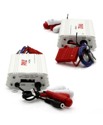 4-Channel Bluetooth Marine Amplifier Kit, Waterproof, 1200W, White