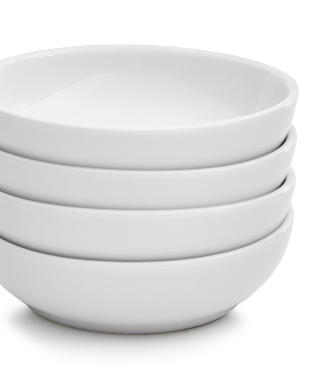 The Cellar James Round Dip Bowls, Set Of 4, Exclusively At Macy's In White