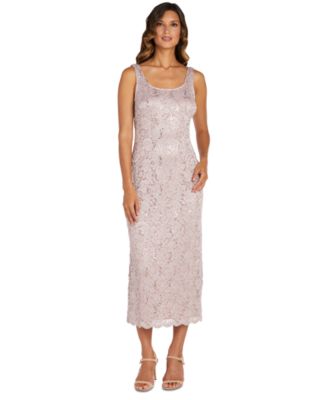 Sequined Lace Midi Dress and Jacket