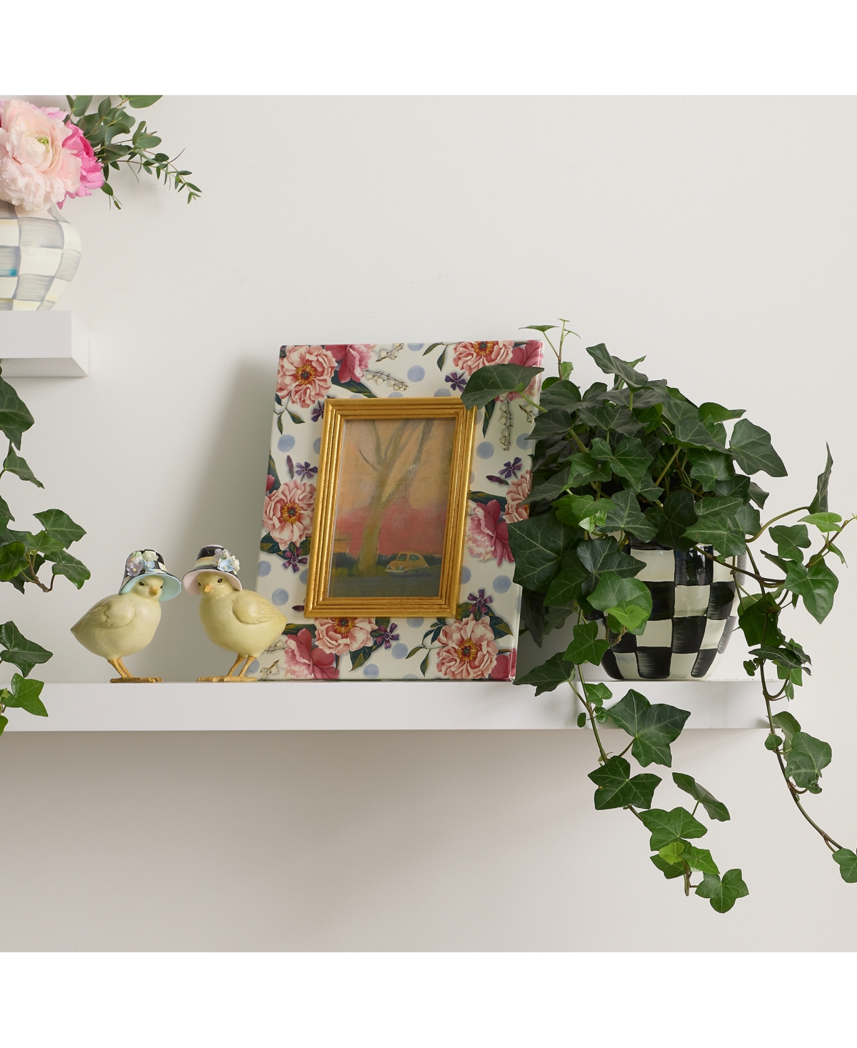 Mackenzie-childs Wildflowers Enamel Frame, 4" X 6" In No Color