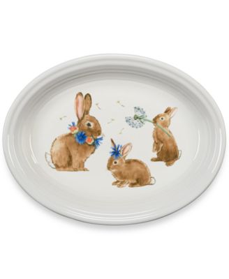 Fiesta - Breezy Floral Easter Large Oval Serving Platter
