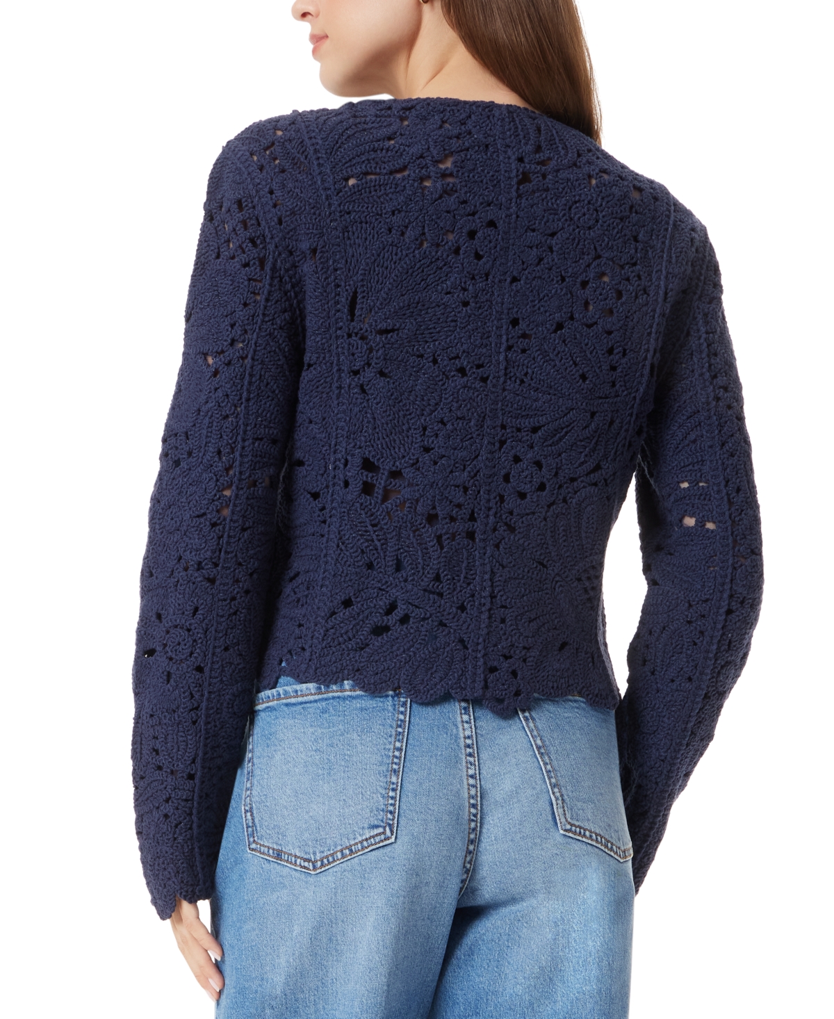 SAM EDELMAN WOMEN'S FIONA KNIT DOUBLE BREASTED BLAZER 
