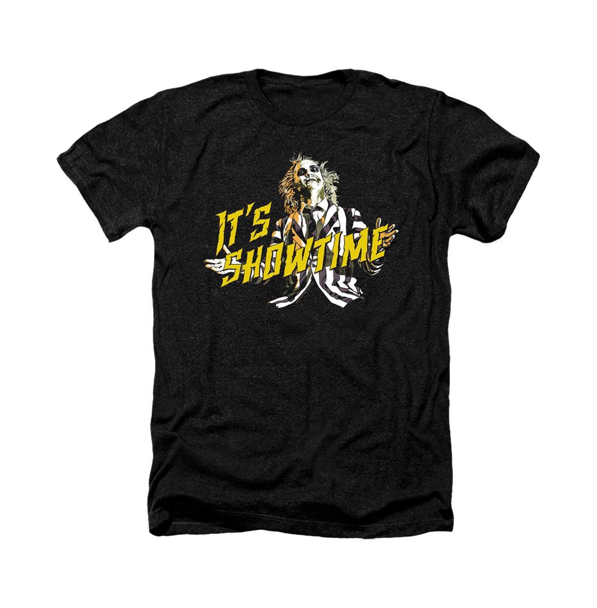 Men's Showtime Adult Heather Tee / T-Shirt - Black