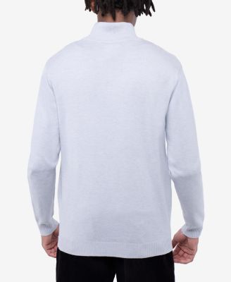 Men's Quarter Zip Mock Neck Sweater