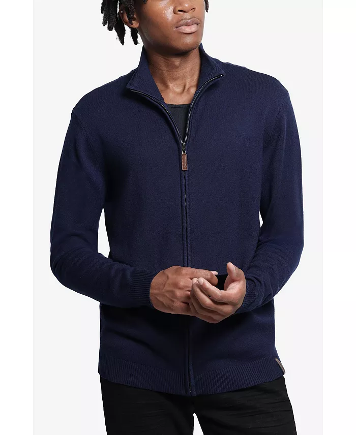 Men's Full Zip Mock Neck Sweater - thumbnail 10