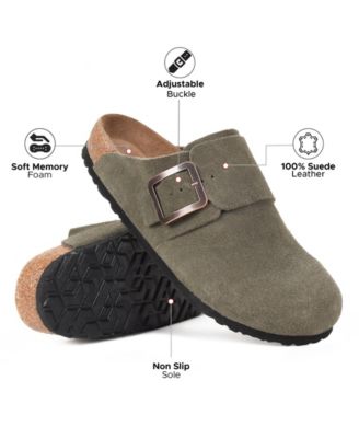 - Atlas Genuine Leather Clogs for Women with Arch Support