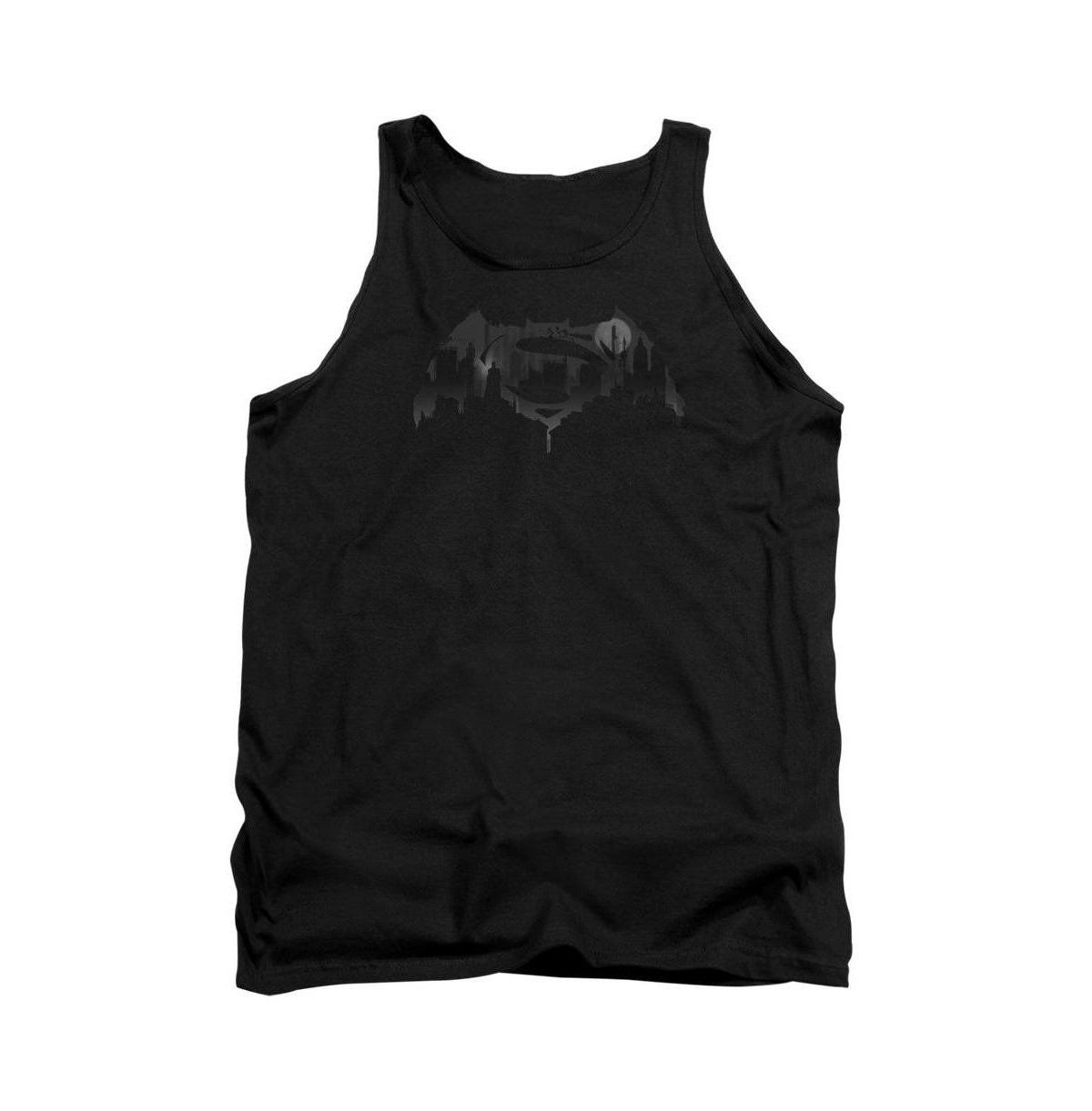 Mens Cityscape Logo Adult Tank Top - Black