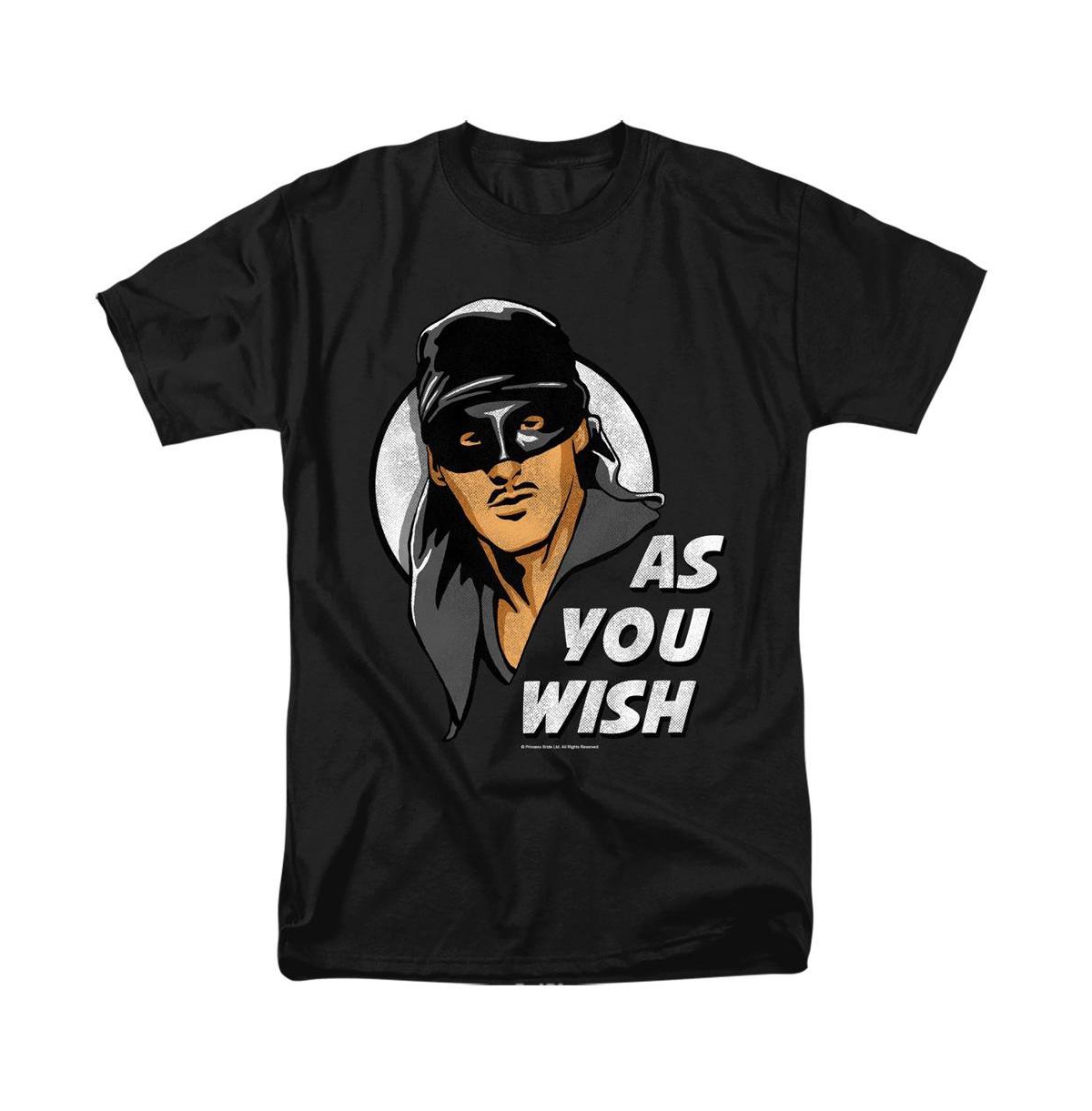 Mens As You Wish Short Sleeve Adult Tee / T-Shirt - Black