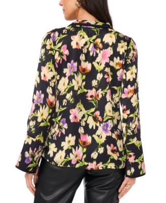 Women's Floral-Print Blouse