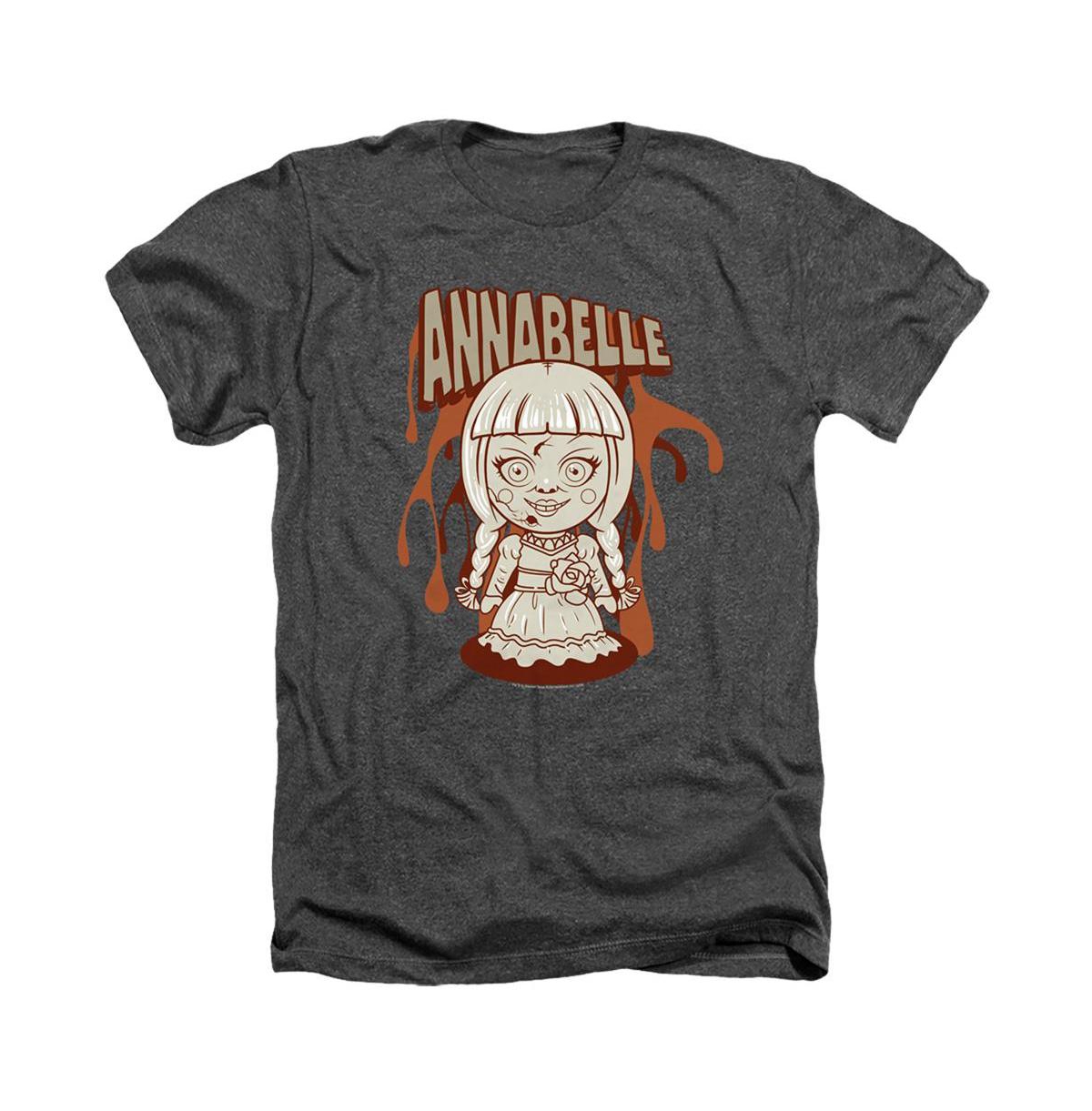 Mens Illustration Adult Heather Tee / T-Shirt - Charcoal