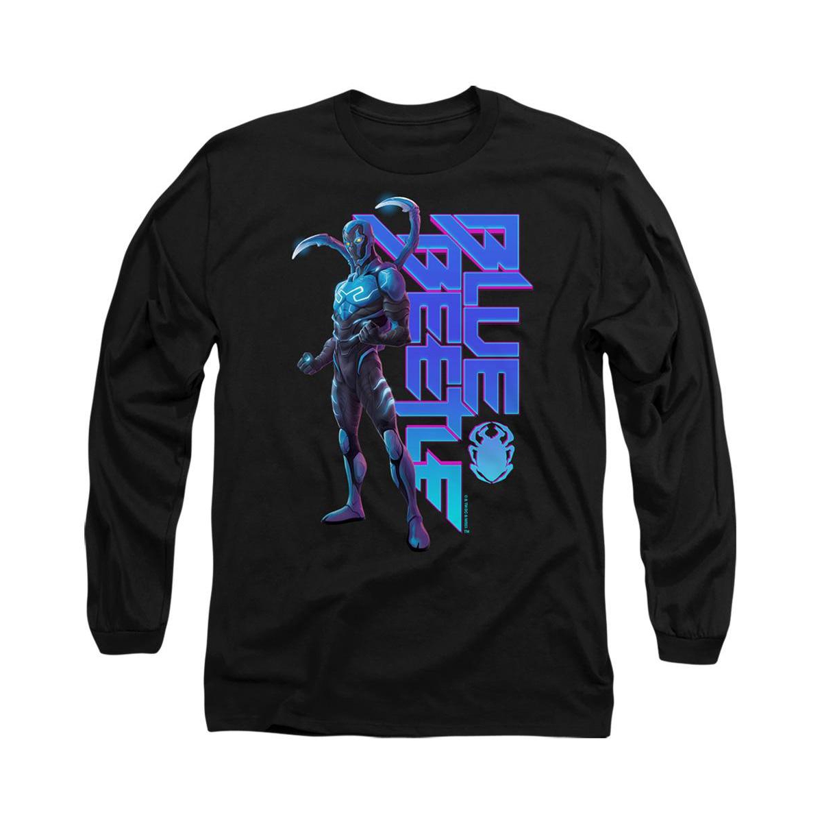 Men's Standing Long Sleeve Adult Tee / T-Shirt - Black