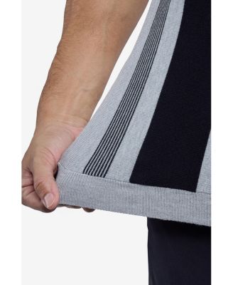 Men's Short Sleeve Sweater Knit Polo Shirt