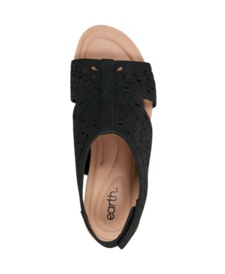 Women's Halin Cutout Slingback Wedge Sandals