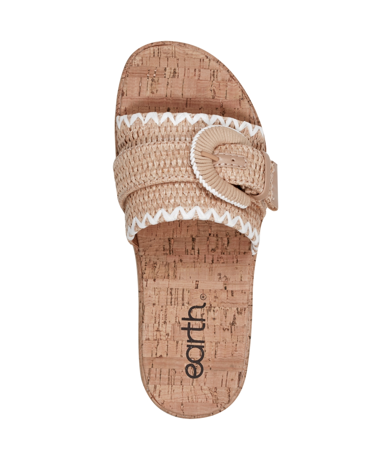 Shop Earth Women's Samsy Platform Slide Sandals In Light Natural
