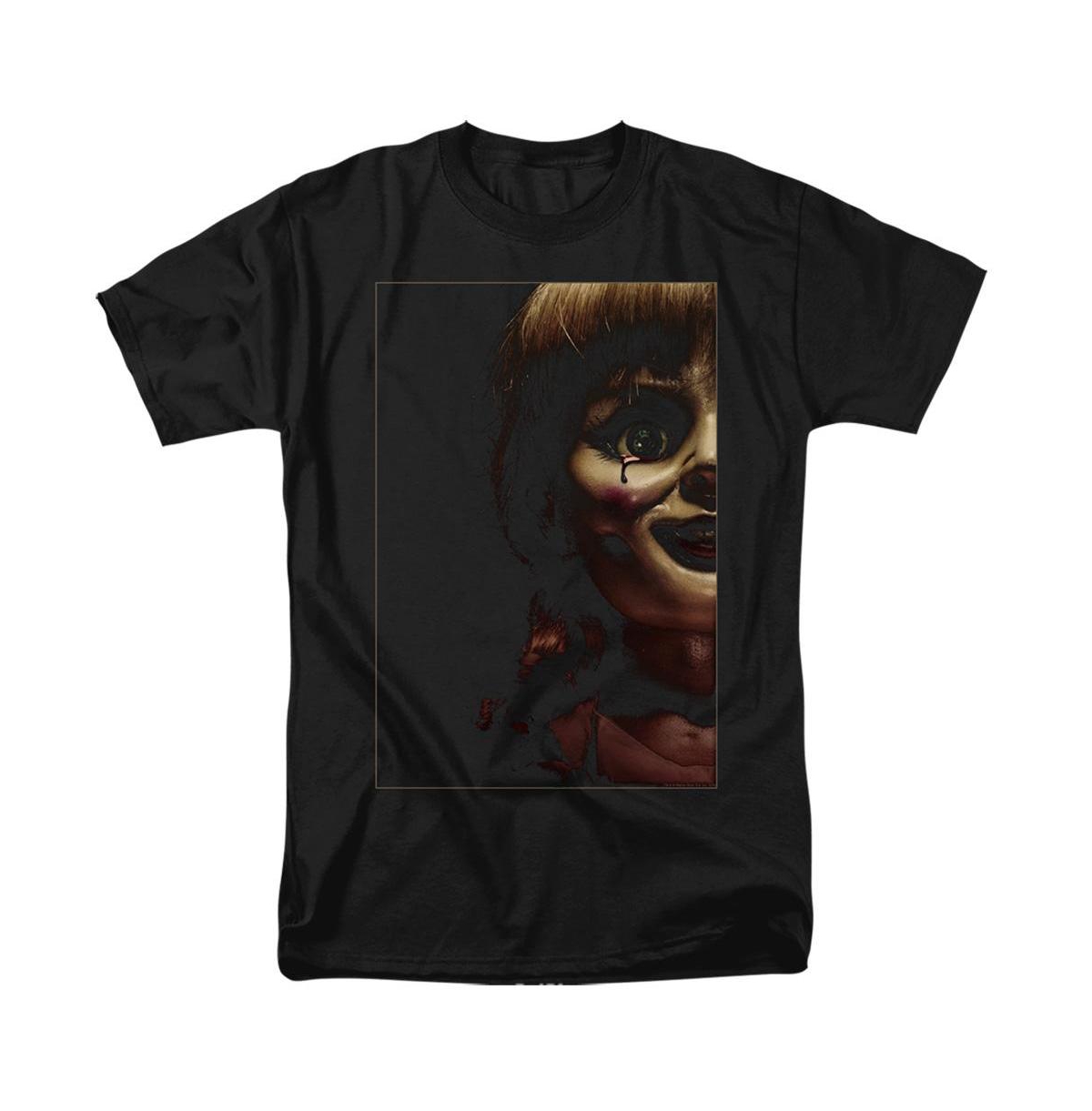 Mens Doll Tear Short Sleeve Adult Tee / T-Shirt - Black
