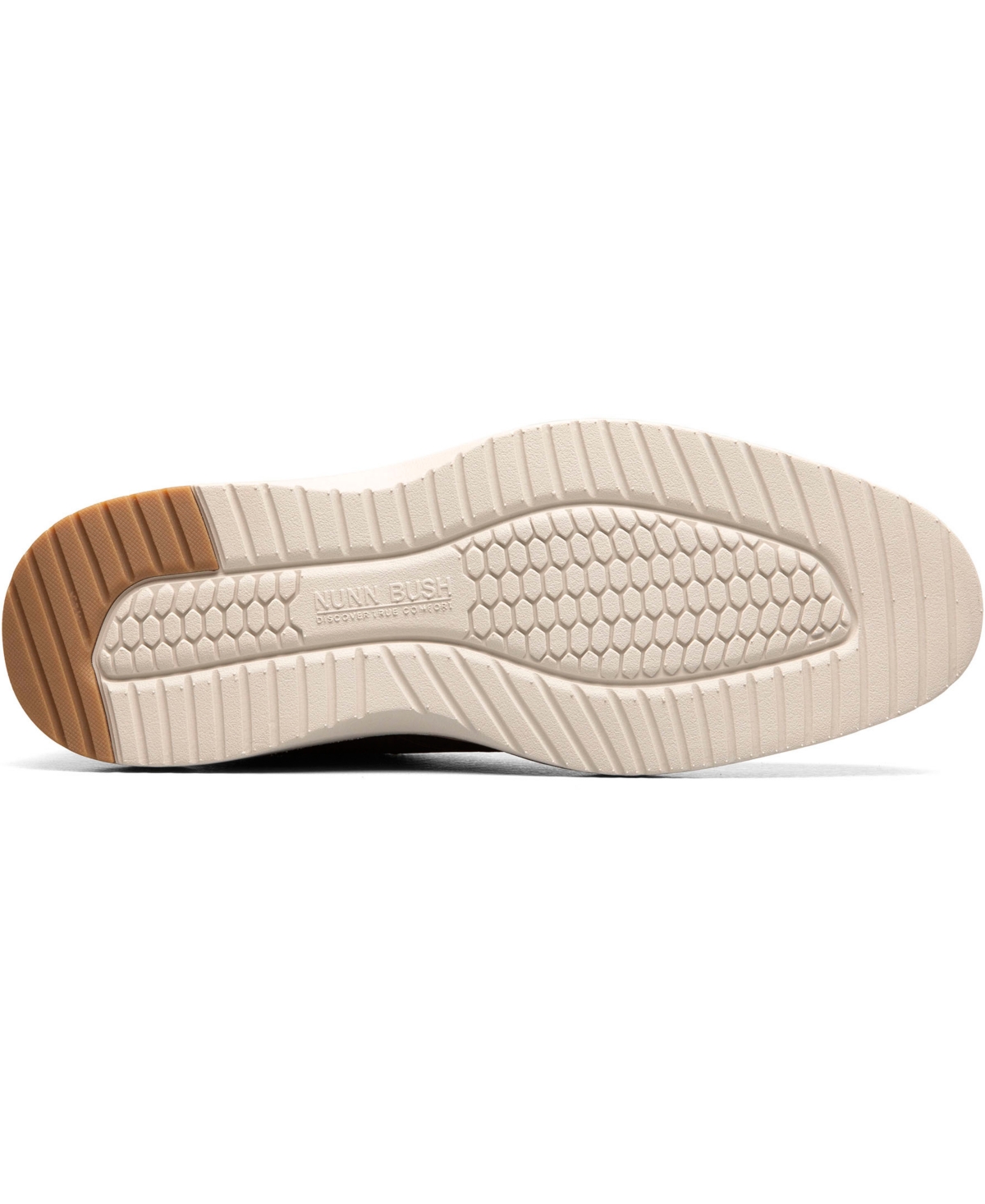 Nunn Bush Men's Griff Knit Plain Toe Oxford In Taupe