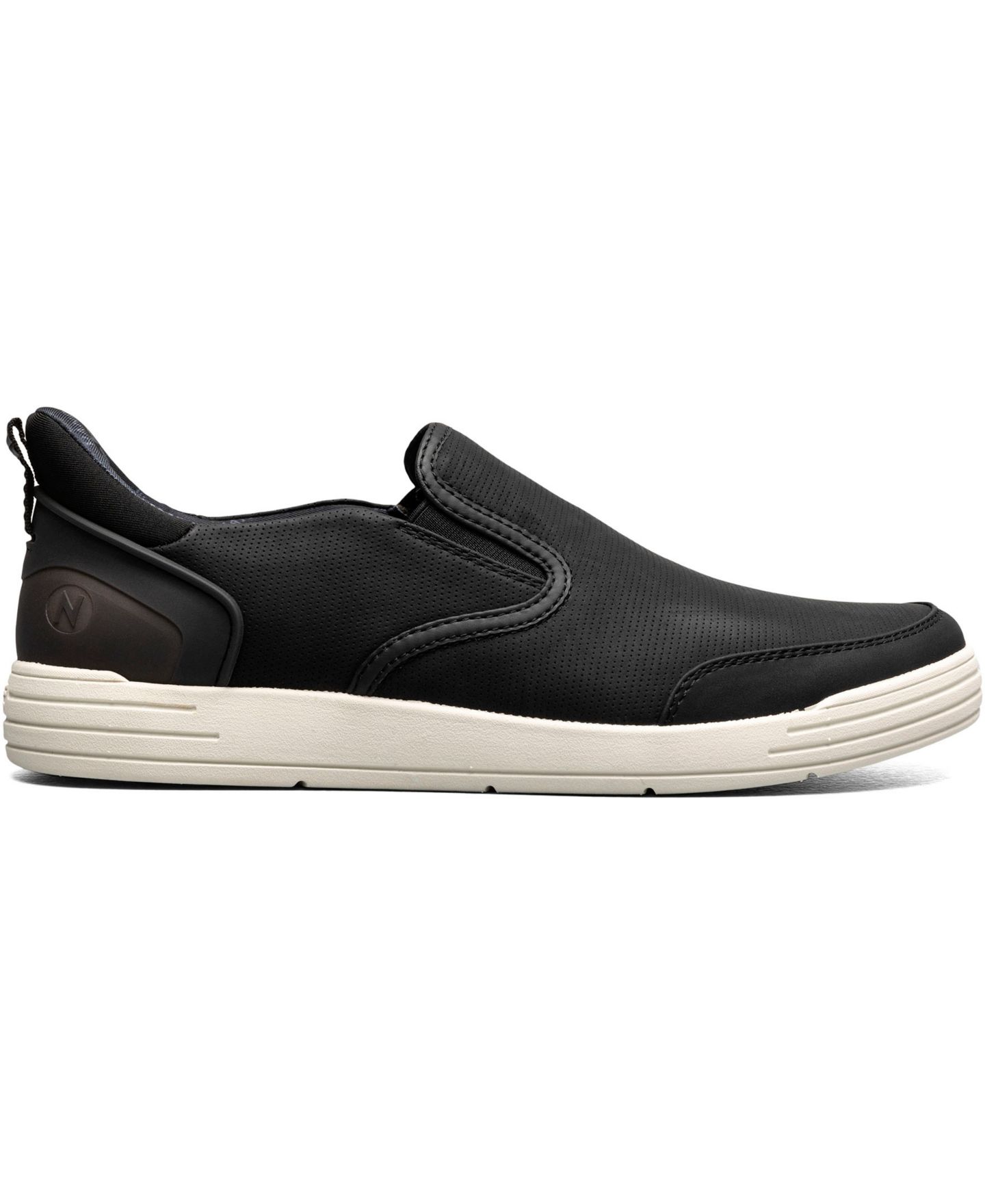 Мужские кроссовки Nunn Bush Kore City Walk EZ Moc Toe Slip On, цвет: Чёрный — фото 2