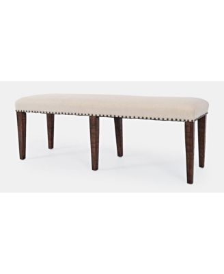 Fairview Transitional 52" Backless Upholstered Dining Bench