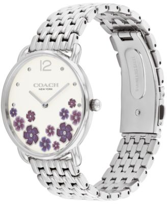 Women's Elliot Silver Tone Stainless Steel Bracelet Watch, 36mm