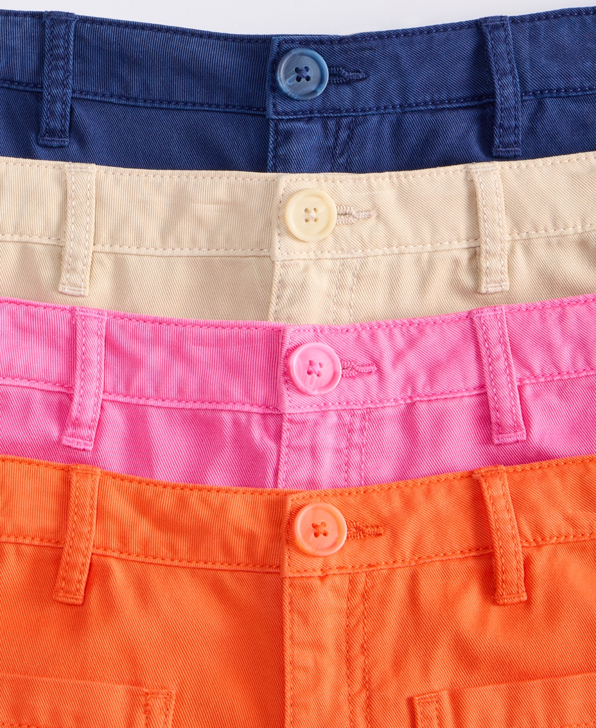 Epic Threads Little & Big Girls Twill Patch-pocket Wide-leg Pants, Exclusively At Macy's In Mandarin R