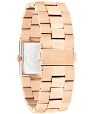 Women's Quartz Rose Gold Tone Stainless Steel Bracelet Watch, 20.50mm x 25.20mm