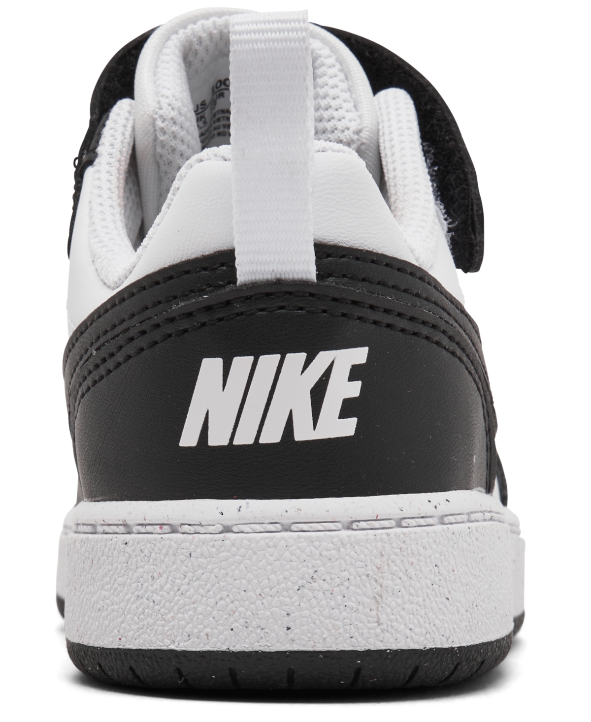 Nike Toddler Kids Court Borough Low Recraft Stay-put Casual Sneakers From Finish Line In White,black